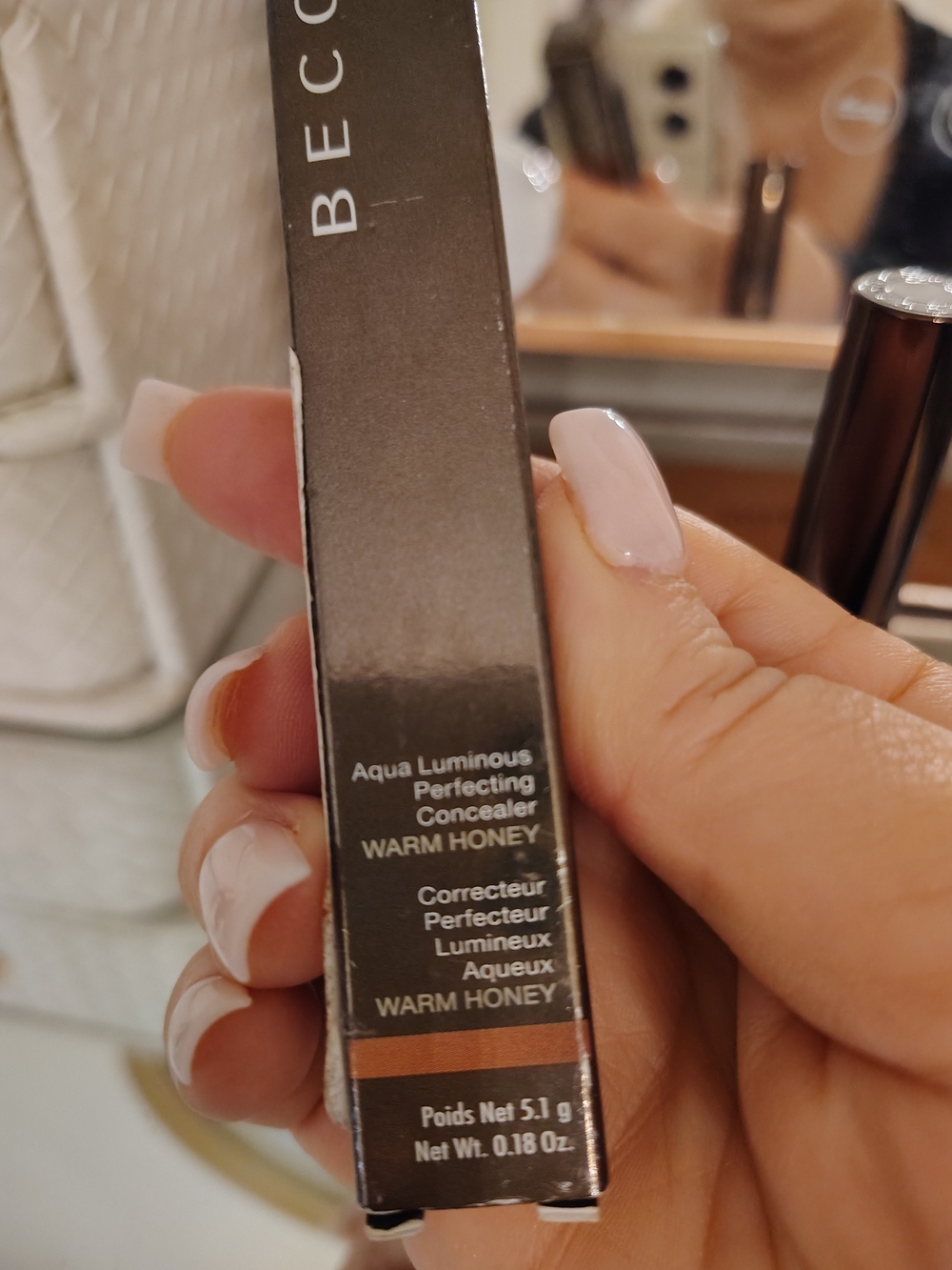 🆕⭐BECCA Aqua Luminous Perfecting Concealer — Warm Honey (Warm Tan)